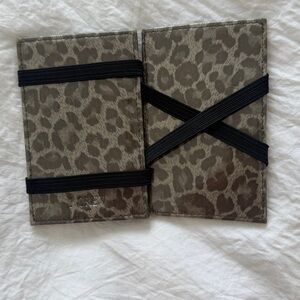 J Crew Leopard Print Card Holder
